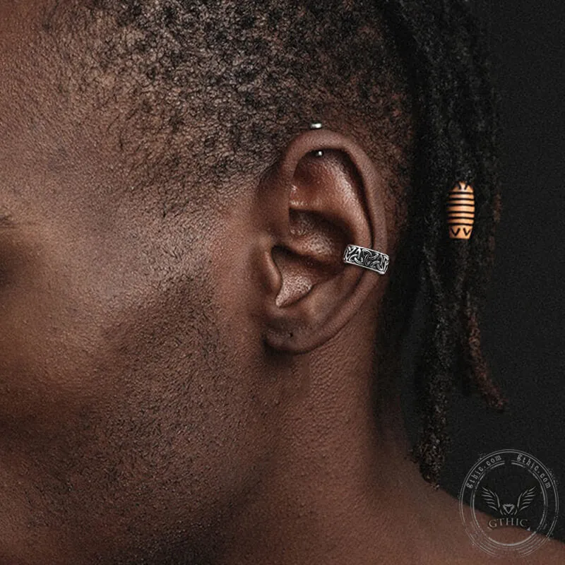 Celtic Knot Stainless Steel Viking Ear Cuffs sold by GTHIC product image thumbnail 2