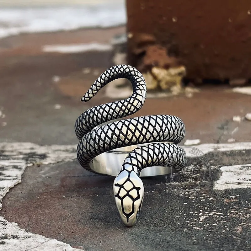 Coiled Snake Sterling Silver Ring sold by GTHIC product image thumbnail 2