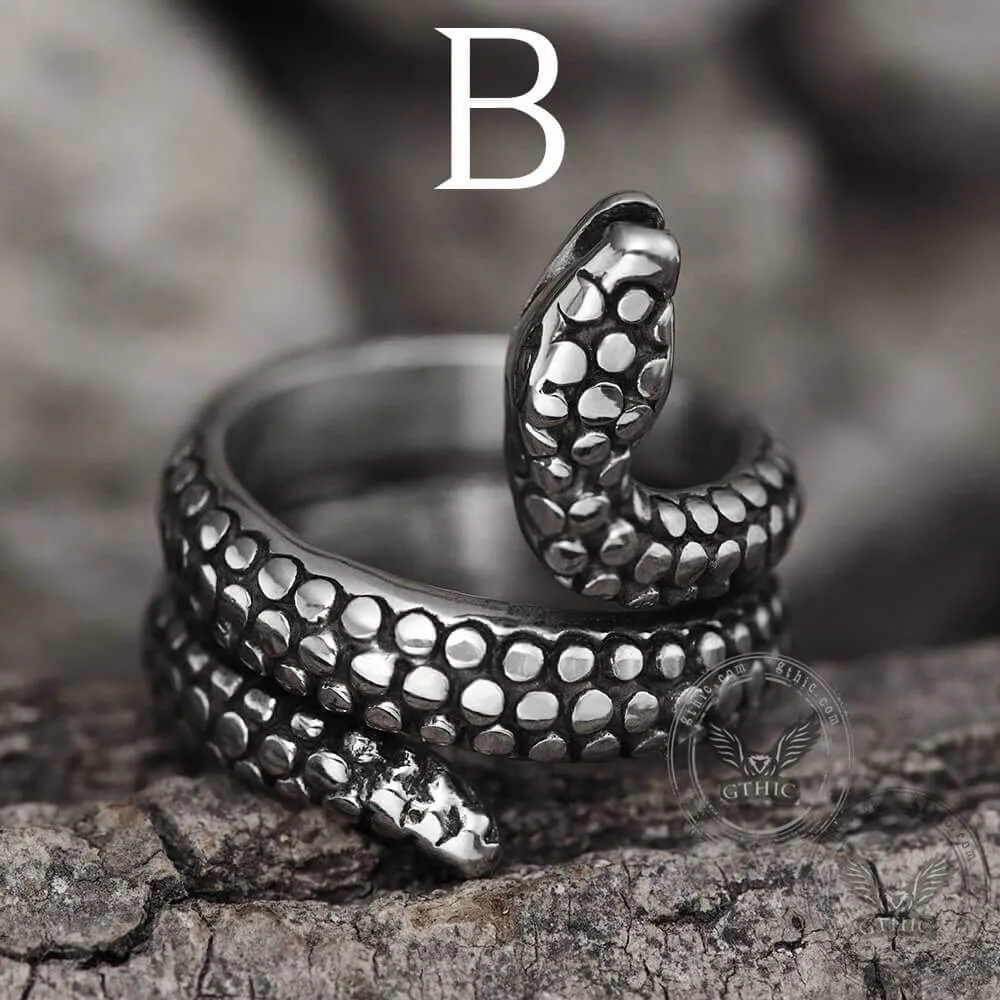 Coiled Snake Sterling Silver Ring sold by GTHIC product image thumbnail 5