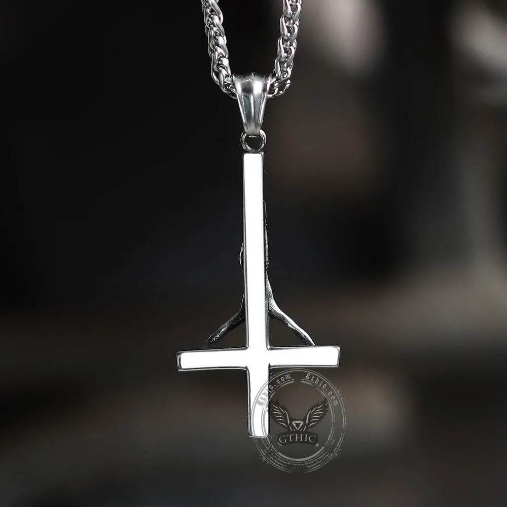 Cross of Saint Peter Stainless Steel Pendant sold by GTHIC product image thumbnail 5