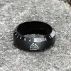 Valknut Runes Stainless Steel Viking Ring sold by GTHIC