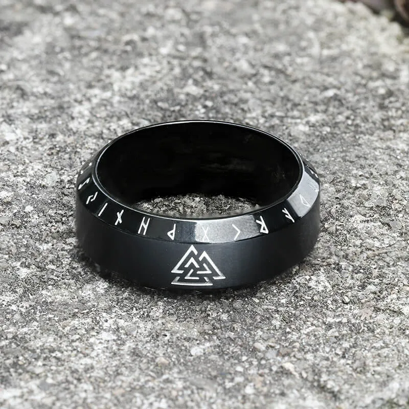 Valknut Runes Stainless Steel Viking Ring sold by GTHIC product image thumbnail 5