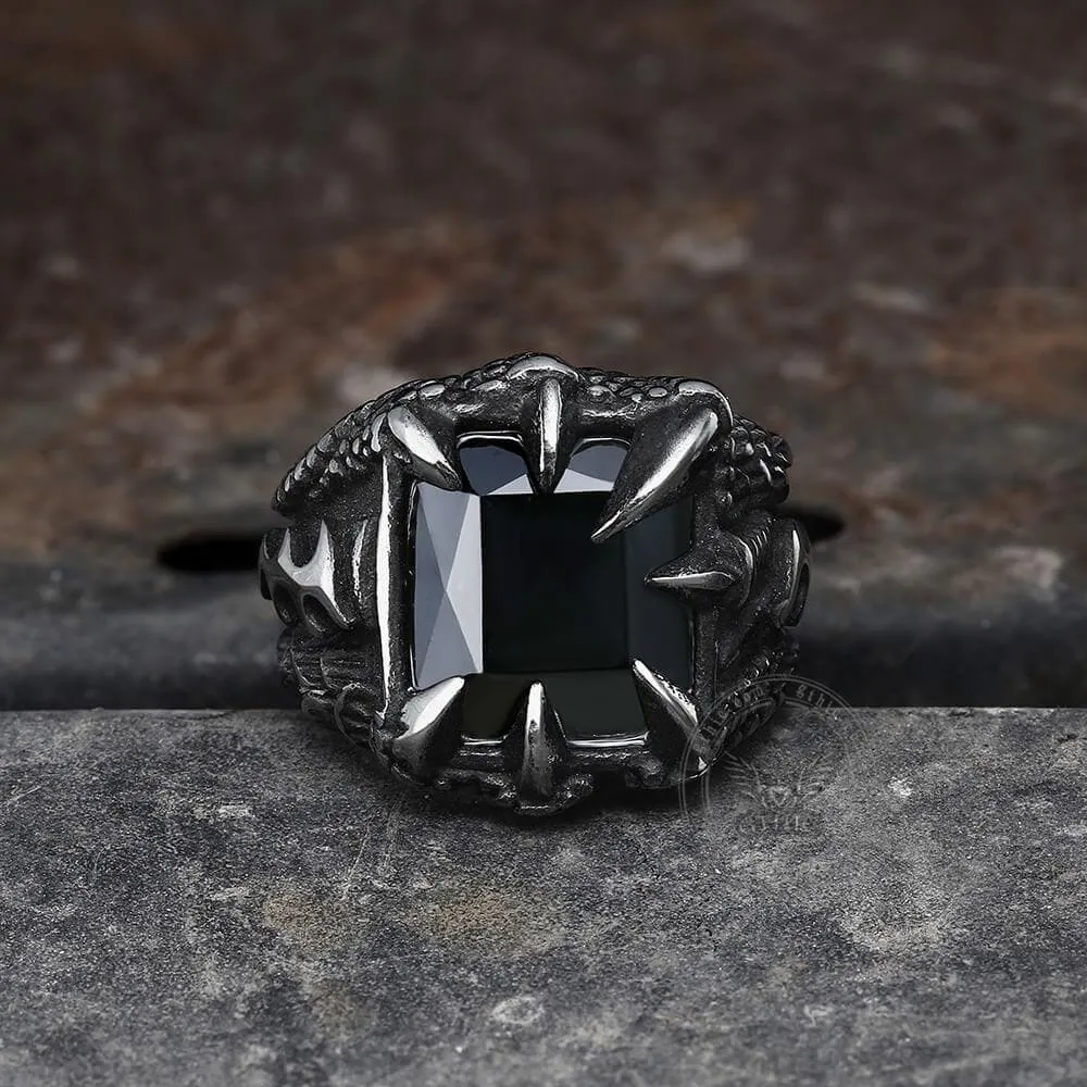 Cool Dragon Claw Stainless Steel CZ Ring sold by GTHIC product image thumbnail 4