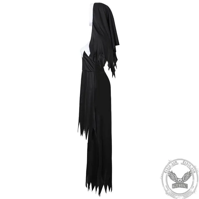 Zombie Nun Cosplay Halloween Costume sold by GTHIC product image thumbnail 5