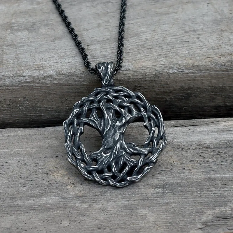 Tree Of Life Yggdrasil Stainless Steel Viking Pendant sold by GTHIC product image thumbnail 5
