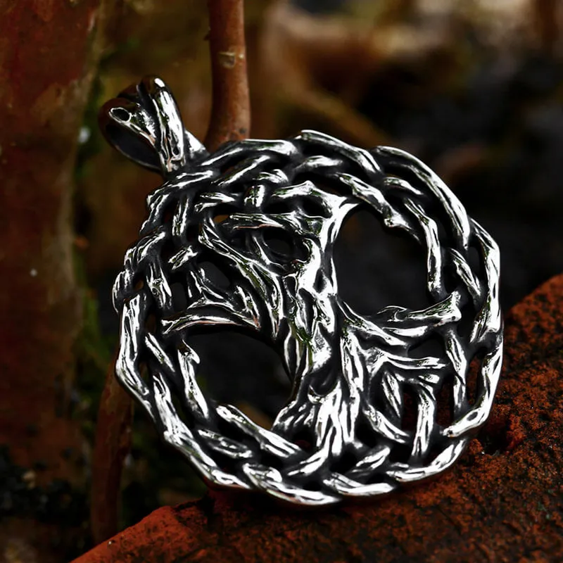 Tree Of Life Yggdrasil Stainless Steel Viking Pendant sold by GTHIC