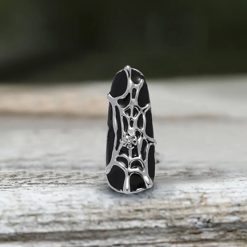 Goth Spider Alloy Animal Nail Rings sold by GTHIC product image thumbnail 5