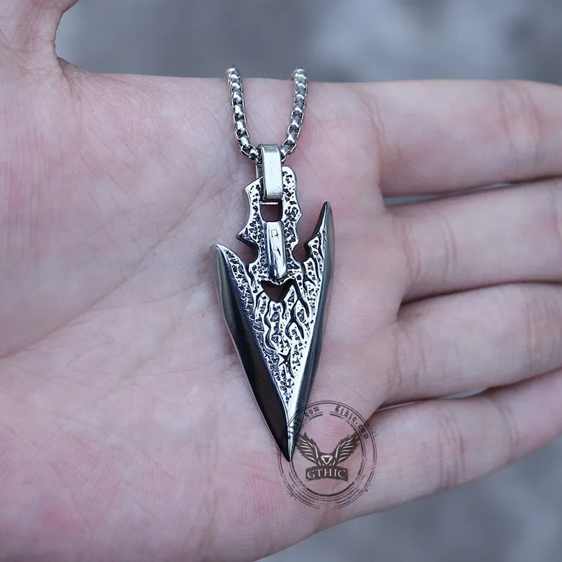 Spear Arrowhead Stainless Steel Pendant sold by GTHIC product image thumbnail 3