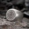 Simple Design Compass Stainless Steel Ring sold by GTHIC