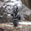 Snake Wrapped Fingers Stainless Steel Animal Pendant sold by GTHIC