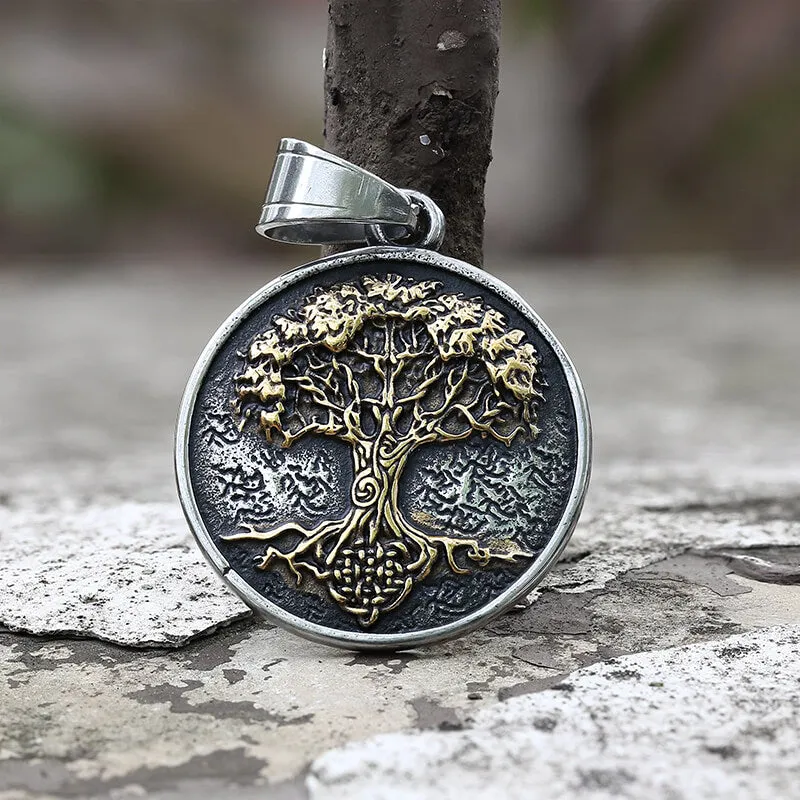 Viking Yggdrasil Tree of Life Stainless Steel Pendant sold by GTHIC product image thumbnail 4