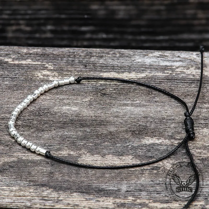 Never Give Up Morse Code Sterling Silver Bracelet sold by GTHIC product image thumbnail 4