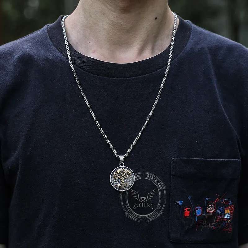 Viking Yggdrasil Tree of Life Stainless Steel Pendant sold by GTHIC product image thumbnail 2