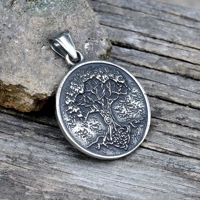 Viking Yggdrasil Tree of Life Stainless Steel Pendant sold by GTHIC product image thumbnail 3