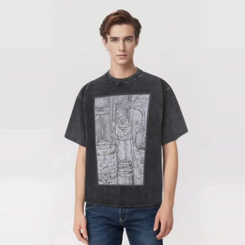 Vintage Washed Brewmaster of Work T-shirt sold by GTHIC product image thumbnail 2