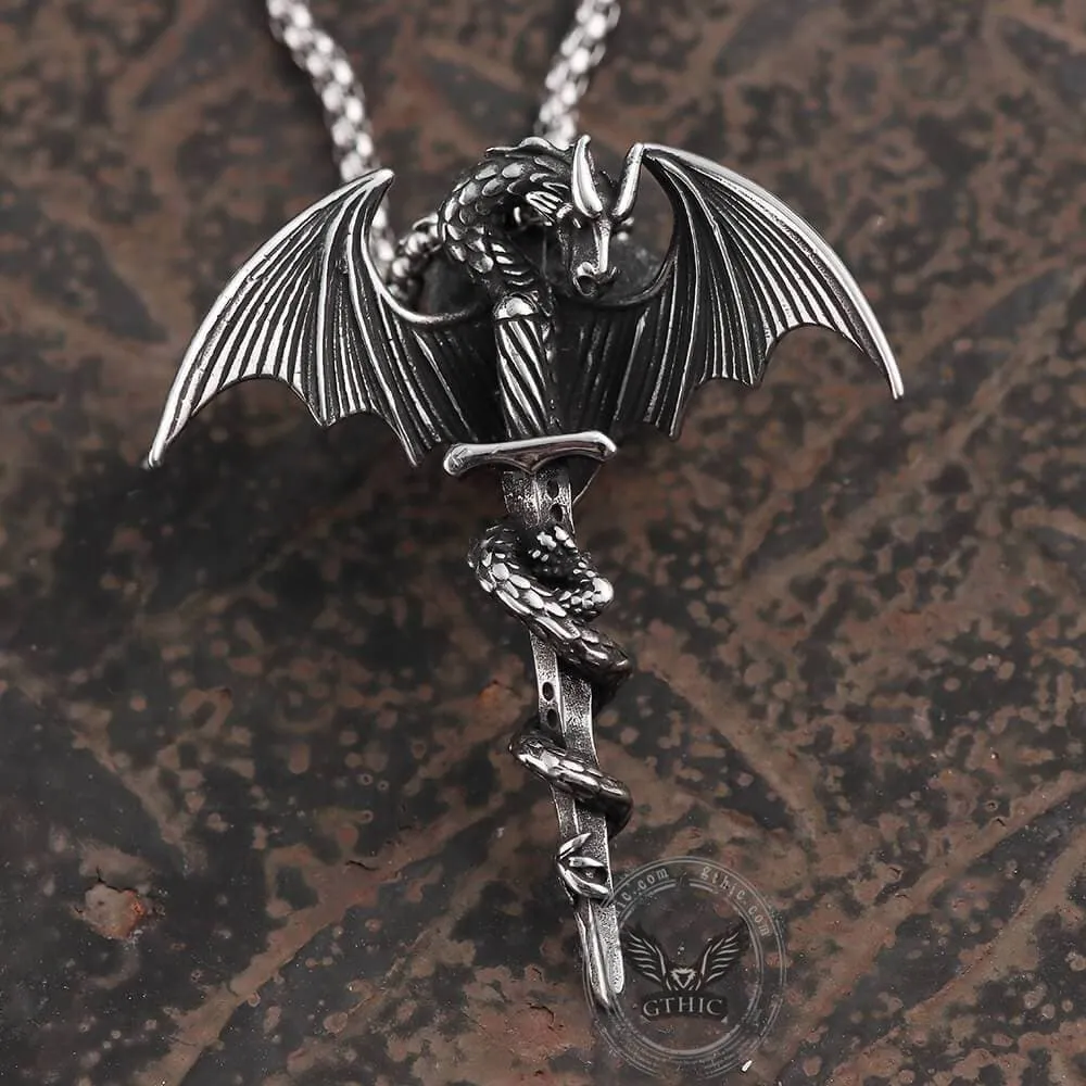 Gothic Dragon Stainless Steel Pendant sold by GTHIC product image thumbnail 4