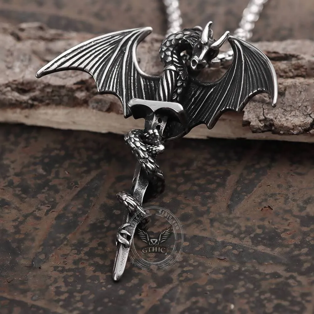 Gothic Dragon Stainless Steel Pendant sold by GTHIC product image thumbnail 5