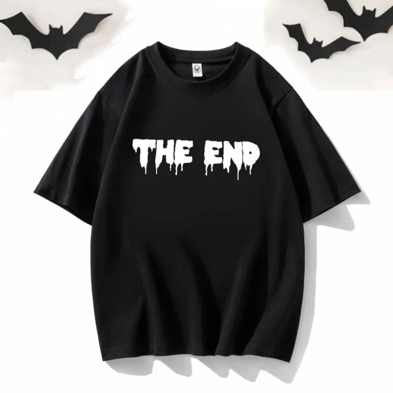The End Print Crew Neck Short Sleeve T-shirt sold by GTHIC