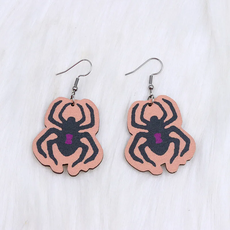 Halloween Spider Design Acrylic Earrings sold by GTHIC product image thumbnail 3