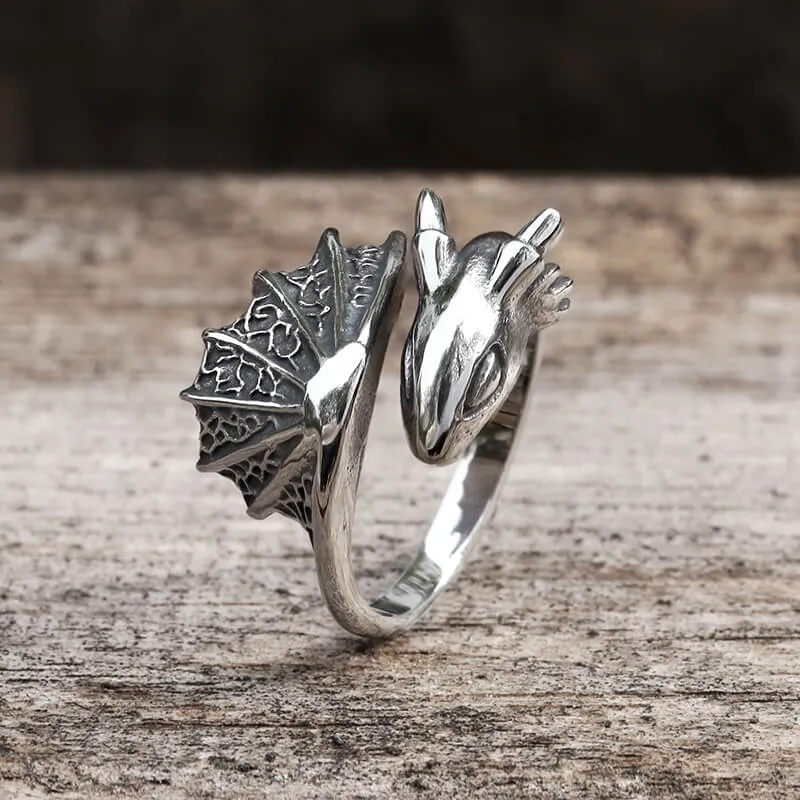 Flying Dragon Stainless Steel Ring sold by GTHIC product image thumbnail 4