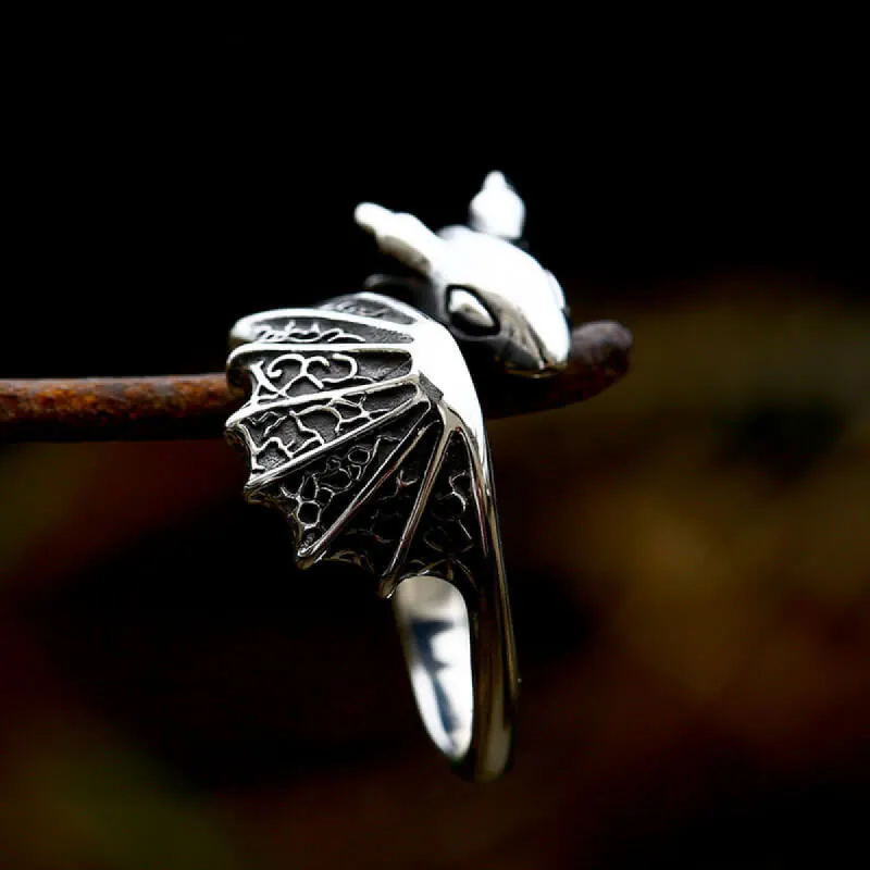 Flying Dragon Stainless Steel Ring sold by GTHIC