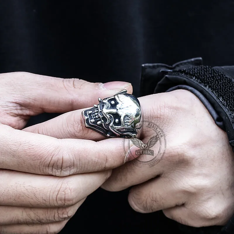 Vintage Hannya Oni Stainless Steel Ring sold by GTHIC product image thumbnail 2