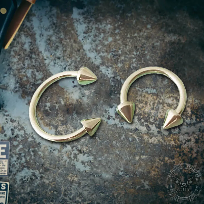 2 Pcs Horseshoe G23 Titanium Nose Ring Set sold by GTHIC product image thumbnail 3