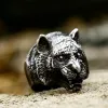 Domineering Tiger Head Stainless Steel Animal Ring sold by GTHIC