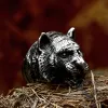 Domineering Tiger Head Stainless Steel Animal Ring sold by GTHIC