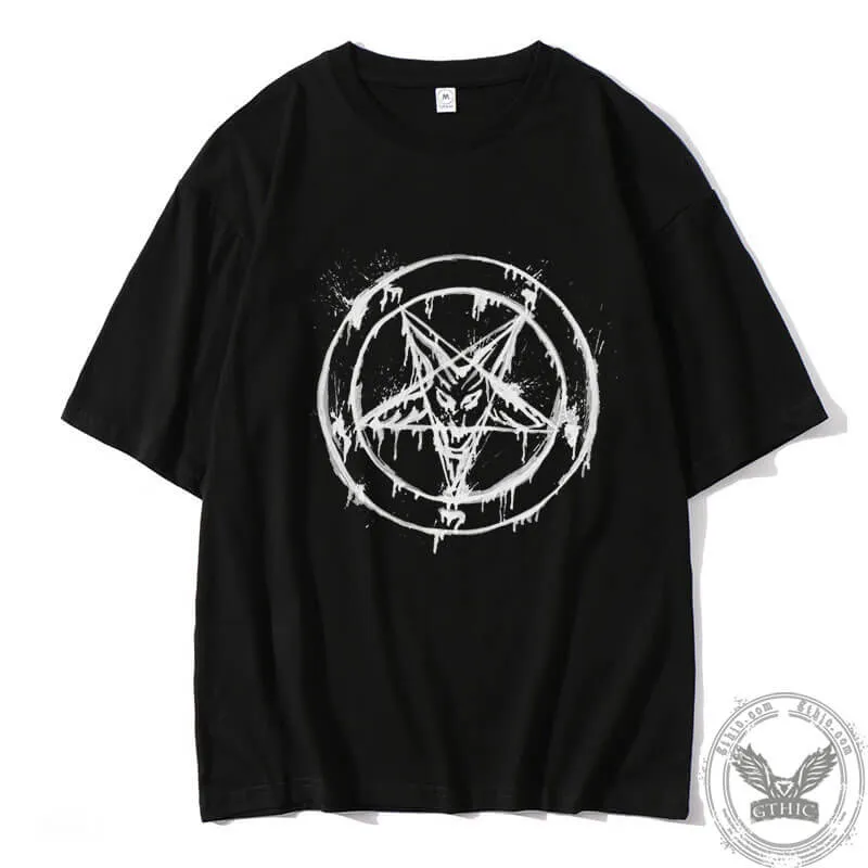 Custom Print Cotton Drop Shoulder T-shirt sold by GTHIC product image thumbnail 3