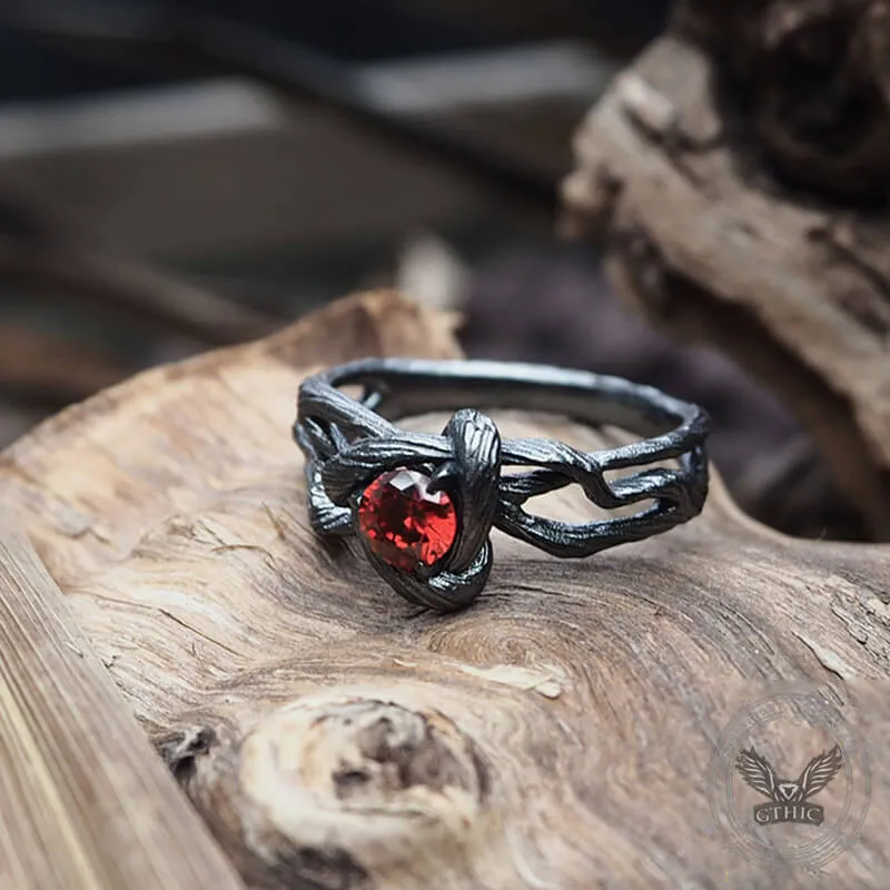 Branch Sterling Silver CZ Stone Ring sold by GTHIC product image thumbnail 4