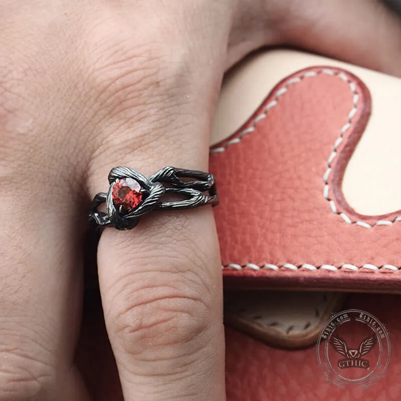 Branch Sterling Silver CZ Stone Ring sold by GTHIC product image thumbnail 2