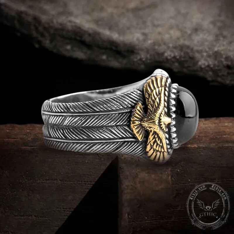 Eagle Agate Sterling Silver Ring sold by GTHIC product image thumbnail 3