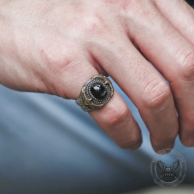 Eagle Agate Sterling Silver Ring sold by GTHIC product image thumbnail 2