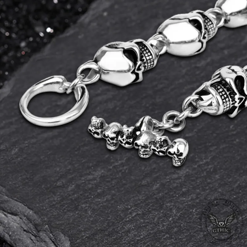 Domineering Skulls Stainless Steel Necklace sold by GTHIC product image thumbnail 4