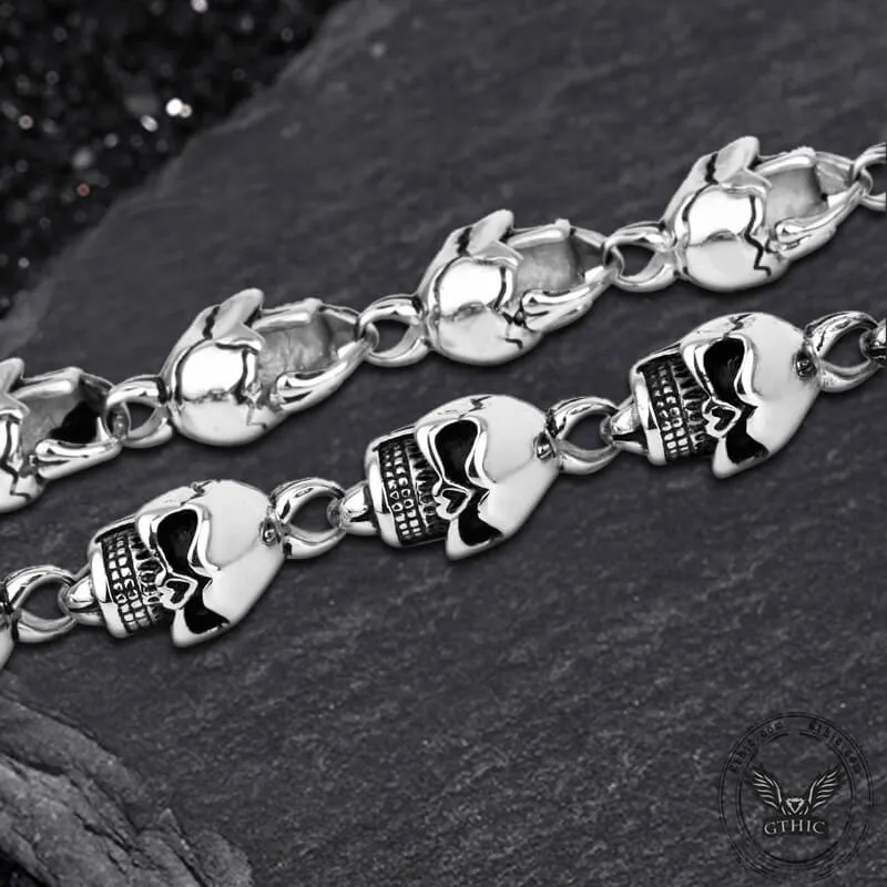 Domineering Skulls Stainless Steel Necklace sold by GTHIC product image thumbnail 3