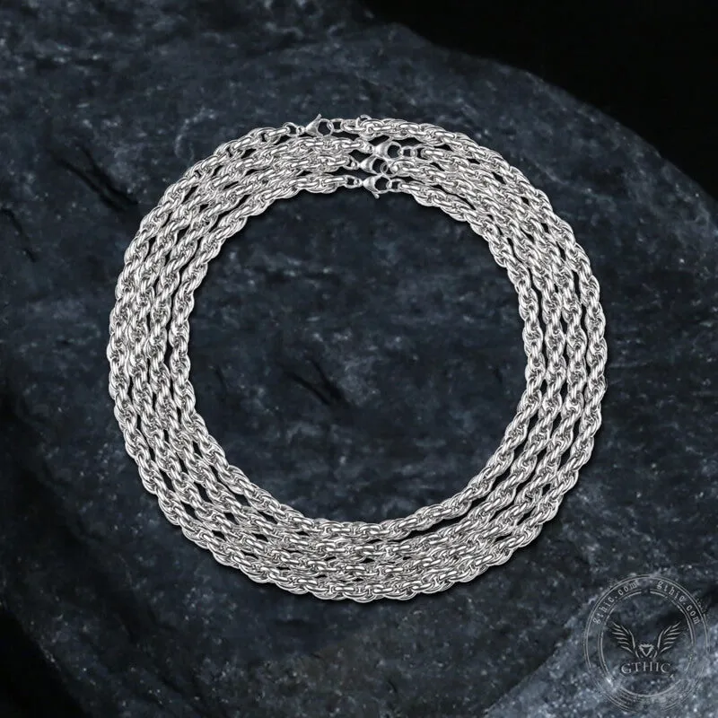 Stainless Steel Twist Chain Necklace sold by GTHIC product image thumbnail 4