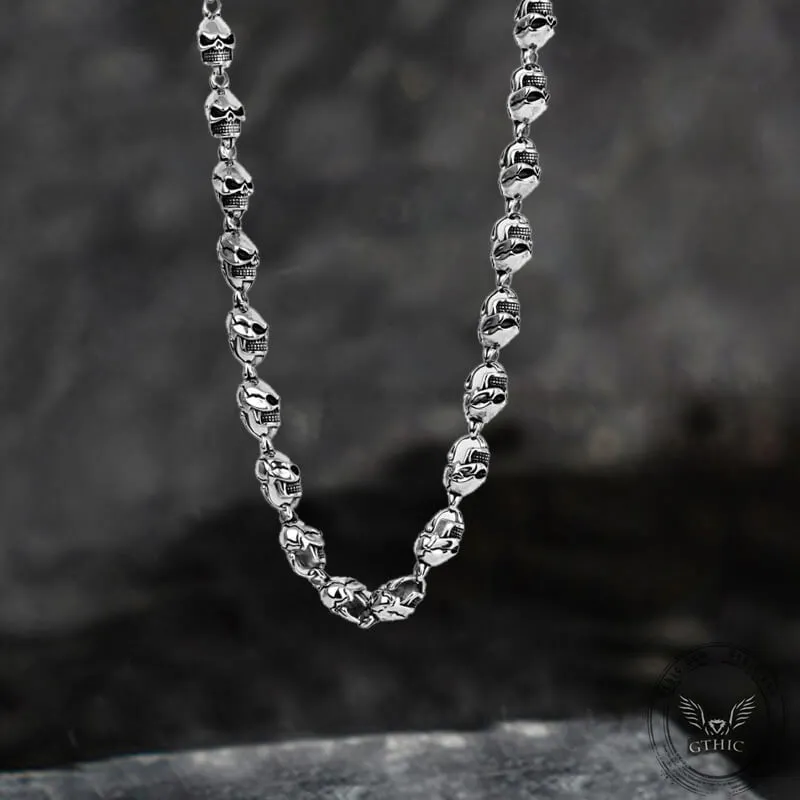 Domineering Skulls Stainless Steel Necklace sold by GTHIC product image thumbnail 5