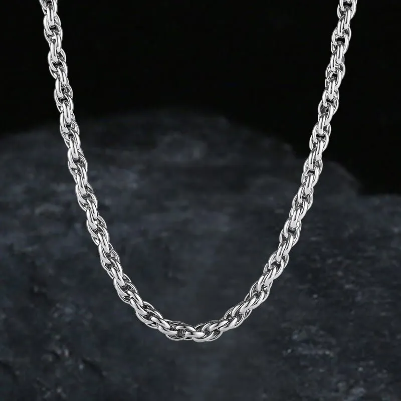 Stainless Steel Twist Chain Necklace sold by GTHIC
