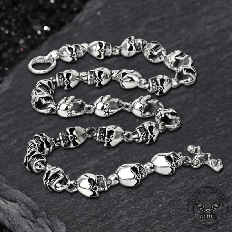 Domineering Skulls Stainless Steel Necklace sold by GTHIC