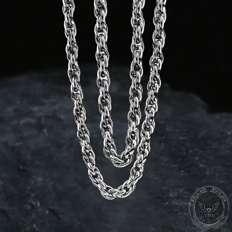 Stainless Steel Twist Chain Necklace sold by GTHIC product image thumbnail 3