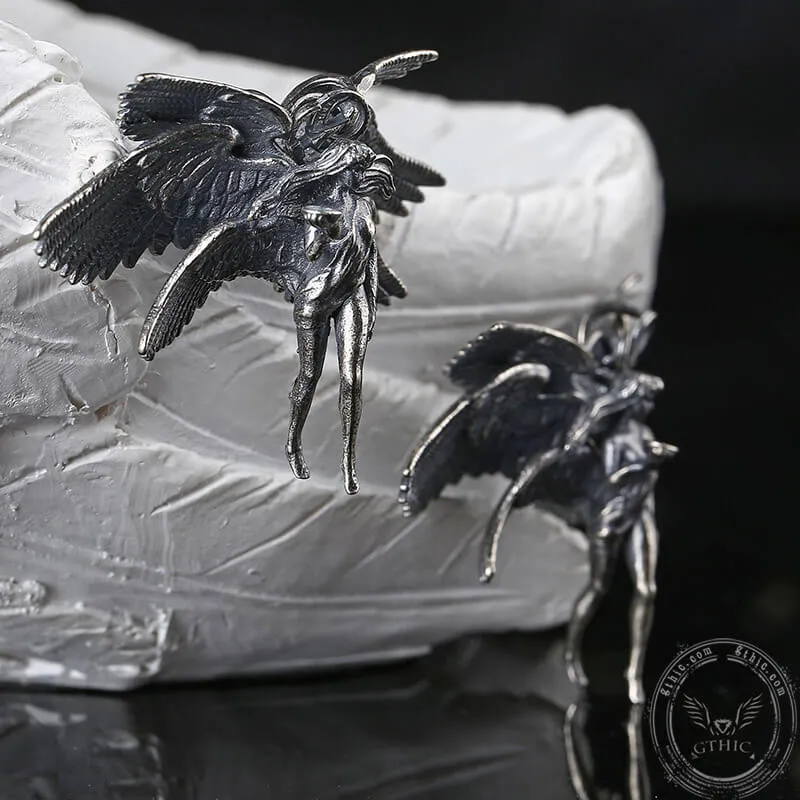 Six Wings Angel Sterling Silver Religion Pendant sold by GTHIC product image thumbnail 3