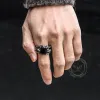 Gothic Dragon Claw Stainless Steel Gem Ring sold by GTHIC
