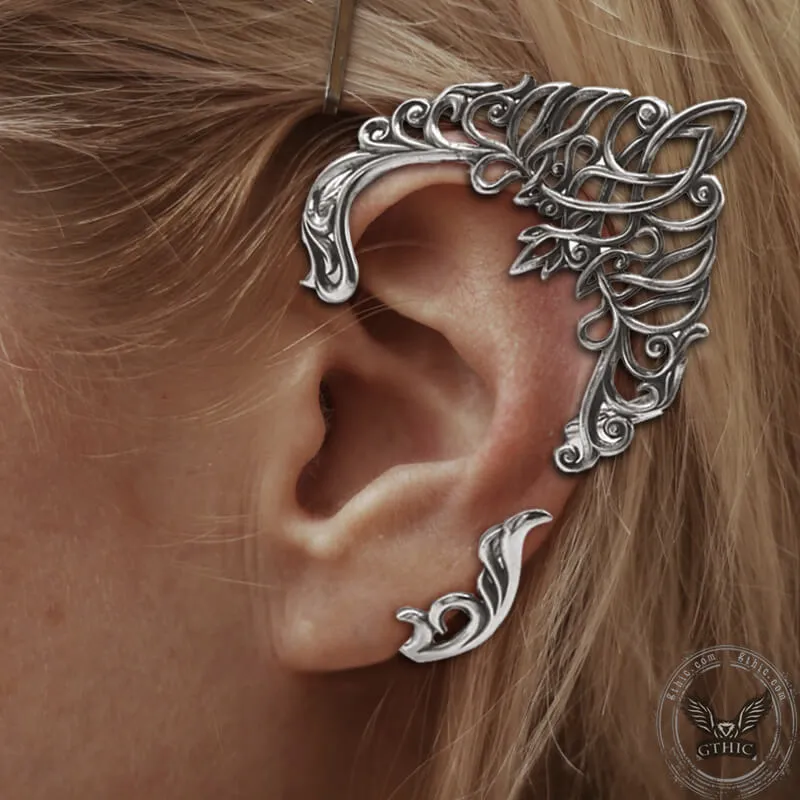 Retro Elf Stainless Steel Ear Cuff sold by GTHIC product image thumbnail 3