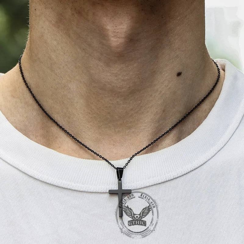 Simple Cross Stainless Steel Pendant sold by GTHIC product image thumbnail 2