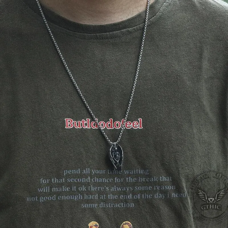 Fallen Angel Sterling Silver Skeleton Pendant sold by GTHIC product image thumbnail 2