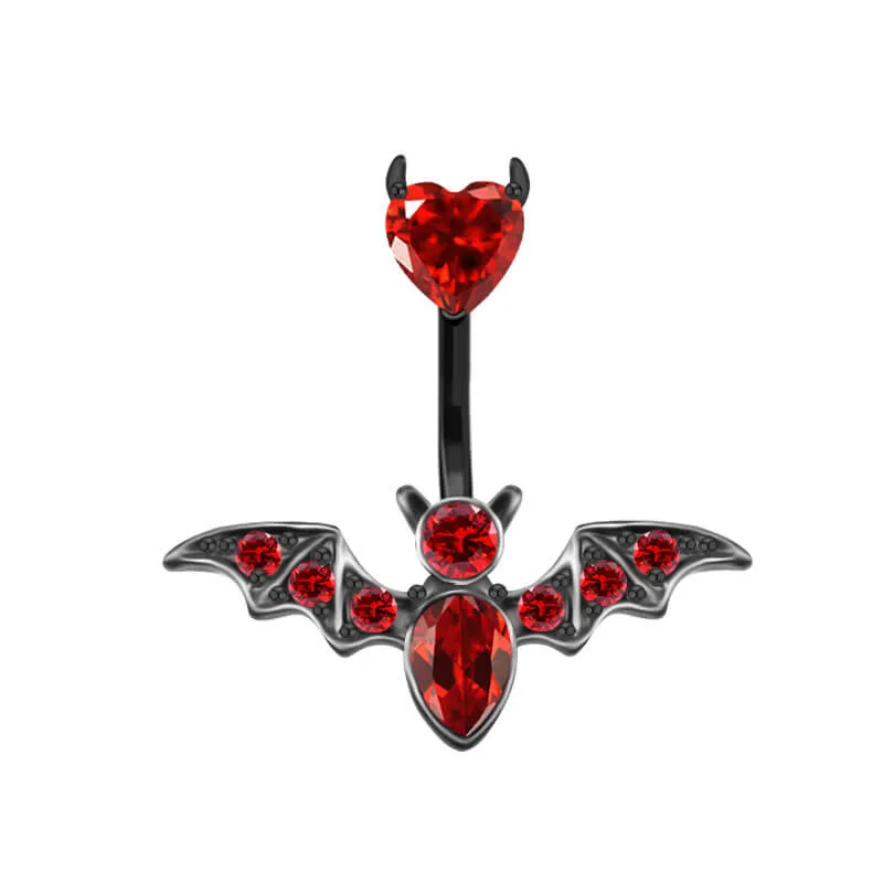 Devil Bat Spider Zinc Alloy Belly Button Ring sold by GTHIC product image thumbnail 3