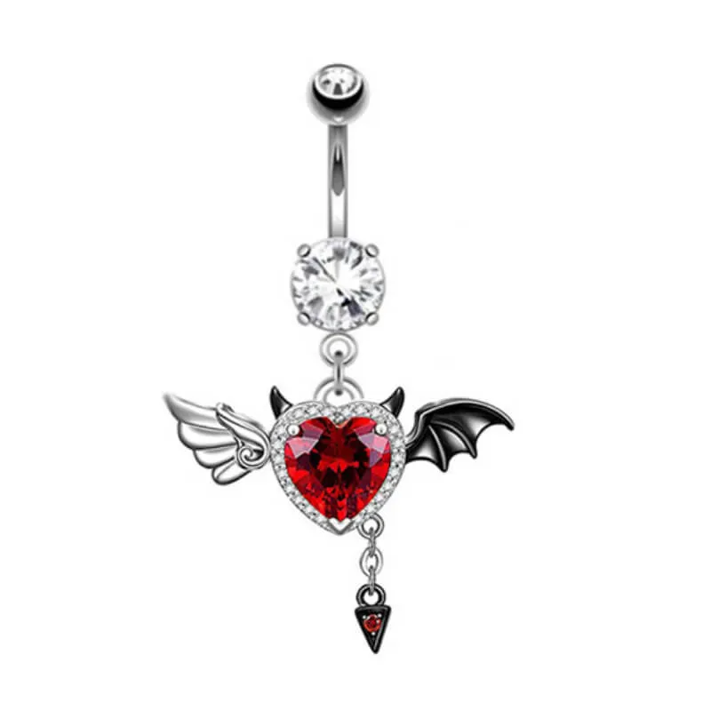 Devil Bat Spider Zinc Alloy Belly Button Ring sold by GTHIC product image thumbnail 4