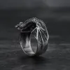Celtic Flying Dragon Sterling Silver Ring sold by GTHIC