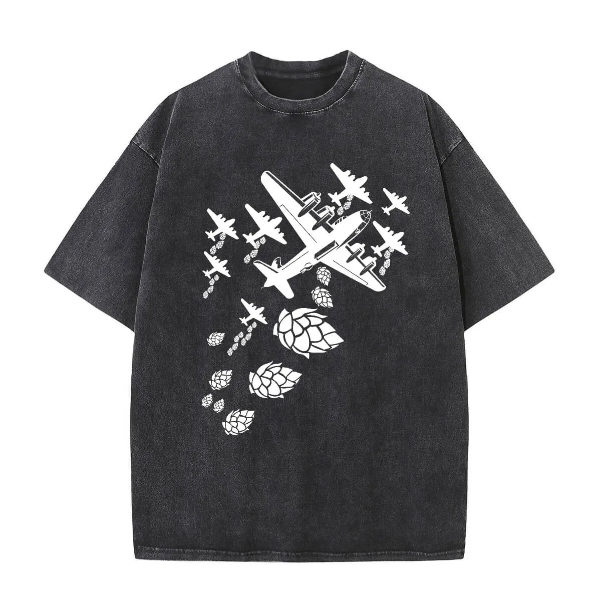 Vintage Washed Hops Bomber Beer T-shirt sold by GTHIC